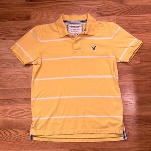 Vintage yellow medium polo shirt